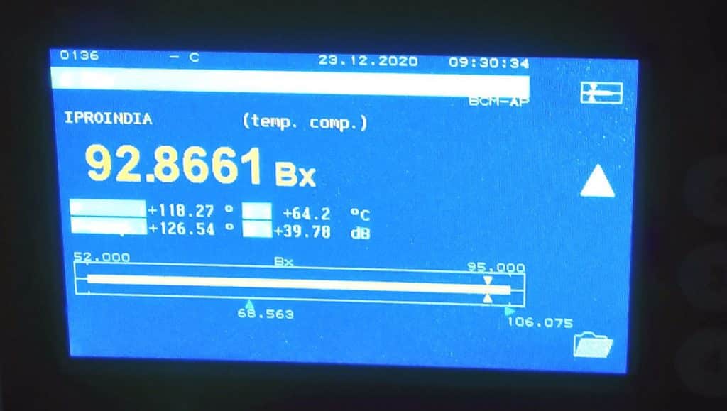 Brix Analayser for Pan Automation System